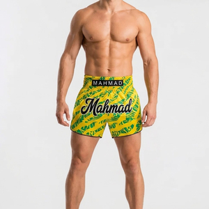 Pantalones Cortos de Muay Thai MMA Personalizados, Premium, con Impresión por Transferencia de Calor, Elásticos, Duraderos, Unisex, 180g, Poliéster de Alta Calidad - Product Image 3