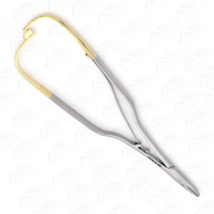 Instrumento médico Soporte de aguja de acero inoxidable de alta calidad 16 Cm Soporte de aguja Arruga Tc Soporte de aguja Arruga de alta calidad - Product Image 4