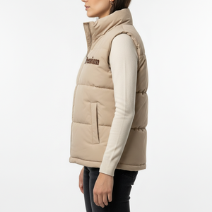 Chaleco Acolchado Personalizado para Mujer, Chaleco de Invierno Cálido y Aislado, Fabricante de Ropa OEM - Product Image 3