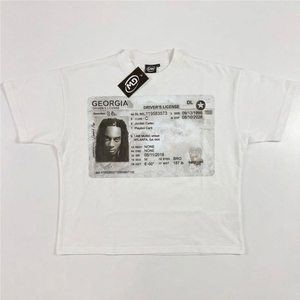 Camiseta de algodón con cuello redondo estilo HipHop de verano Y2K, elementos de moda urbana, camiseta holgada de manga corta para parejas - Product Image 3