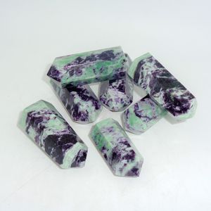 Pointe de cristal de Kammererite naturelle, rare, violette, faite à la main, baguette de guérison Chakralume, pointeur, décoration énergétique pour la méditation Reiki, vente en gros - Product Image 2
