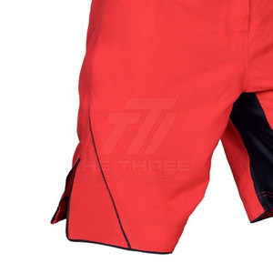 Professional Level Comfortable MMA Shorts with Front Logo Breathable Lightweight Quick Dry Spandex/Nylon Fabric <b>for</b> Adult Men - Product Image 6