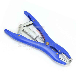 Applicateur d'anneaux de castration en caoutchouc réutilisable en acier inoxydable allemand pour vétérinaires, personnalisé pour le bétail, chirurgical CE - Product Image 4