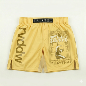 กางเกงกีฬาขาสั้นสำหรับผู้ชายสำหรับมวยไทย น้ำหนักเบา ใส่สบาย เหมาะสำหรับการฝึกซ้อม - Product Image 3