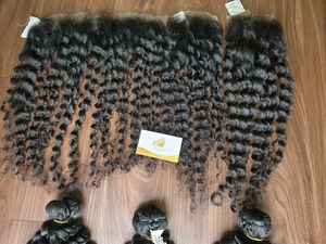 Visón negro encaje HDRaw pelo mejor calidad Frontal vietnamita sin procesar cabello humano crudo precio al por mayor ajuste toda la piel envío gratis - Product Image 4