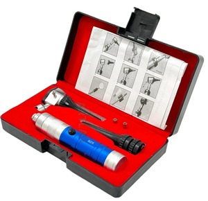 ชุดอุปกรณ์ตรวจหูสัตว์ขนาดใหญ่แบบมืออาชีพ สำหรับม้า แพะ พร้อมหลอดไฟ LED ใช้ซ้ำได้ สำหรับตรวจหูสัตว์ - Product Image 1