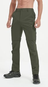 Pantalon cargo convertible pour homme OEM, pantalon tactique de randonnée à fermeture éclair, séchage rapide, léger, fabricant en gros, marque privée - Product Image 3