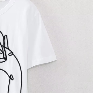T-shirts en coton écologiques pour femmes avec logo personnalisé, été, haute qualité, couleur unie, manches courtes, coupe ajustée, col rond, séchage rapide - Product Image 6