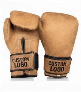 Gants d'entraînement professionnels MMA/Kickboxing personnalisables avec logo, en cuir PU, à lacets, à doigts entiers, anti-humidité, haute qualité pour la lutte - Product Image 3