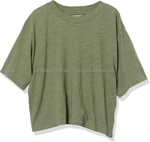 The Drop Sydney Camiseta de manga corta con cuello redondo para mujer - Product Image 1
