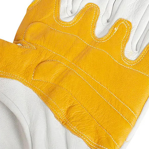 Gants mécaniques en cuir de chèvre de qualité supérieure, résistants à l'abrasion, doux et confortables, pour une protection des mains optimale. - Product Image 2