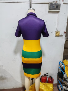 Robe midi décontractée en tricot pour femme, hiver, unie, 100% coton, respirante, écologique, col rond, manches courtes - Product Image 2