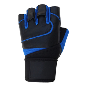 Nouveaux gants de musculation en cuir à demi-doigts avec logo personnalisé, gants en cuir confortables à demi-doigts pour la remise en forme - Product Image 3