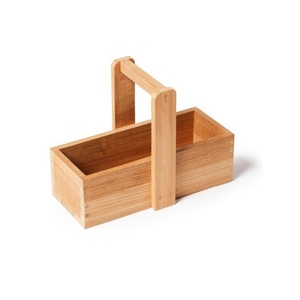 Artisan Wooden <b>Caddy</b> Storage Solution for Coffee Station Bathroom Organization <b>Kitchen</b> Counter and Daily Essentials - Product Image 4