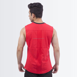 Vente en gros de débardeurs de course en coton personnalisés avec logo, vêtements de sport musculaires, vêtements de fitness, débardeur de sport pour hommes, service OEM - Product Image 6