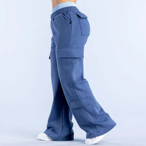 Pantalones Anchos de Mujer Más Vendidos en 2026, Pantalones Deportivos Holgados con Bolsillos Cargo, Cintura Elástica, Ligeros, para la Temporada de Invierno - Product Image 6