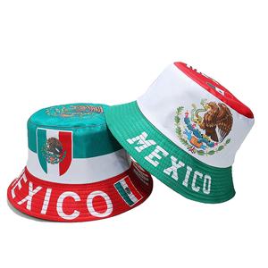 Sombrero de Sol Yama, Protección Solar, Estilo Bucket para Hombre, Personalizado con la Bandera de México, Diseño Hip Hop, Comercio Exterior - Product Image 3
