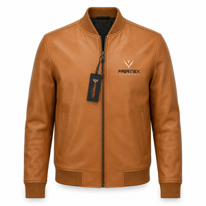 Best Design <b>Men's</b> <b>Leather</b> <b>Jacket</b> High Quality Sheep Skin Casual Wear with Front Zipper and Stand Collar Price - Product Image 3