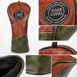 Personalization Waterproof Comfortable Leather Pu Leather Durable <b>Golf</b> Head Covers Hybrid Protector <b>Golf</b> Head Covers Driver - Product Image 3