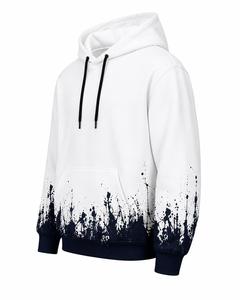Men's Autumn Sublimation Hooded Fleece Hoodies 100% Cotton Breathable Quick Dry Eco-Friendly <b>Raglan</b> Sleeve Pocket Casual Regular - Product Image 3