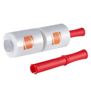 Pellicola Termoretraibile Industriale Trasparente 5 Pollici X 300m, Confezione da 2, 80 Gauge, Resistente per Imballaggio - Product Image 1