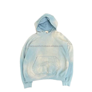 Heavyweight Acid Wash Hoodie Set 3D Impreso Tie Dye Oversized French Terry Chándal Pantalones de chándal de invierno por Fabricante - Product Image 2