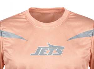 Wholesale Custom Sublimation Football Jersey <b>Peach</b> Athletic Training <b>Shirt</b> Short Sleeve Breathable Quick Dry Team Practice Wear - Product Image 4