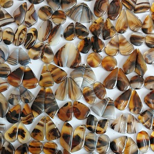 Piedras de Alta Calidad, Cristal Natural de Ágata de Montana, Cabujones Hechos a Mano, para la Fabricación de Joyería y Pendientes - Product Image 4
