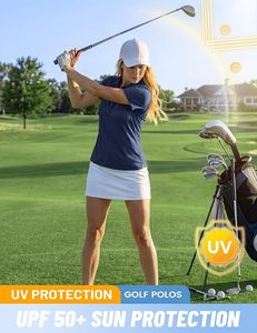 Women's <b>Navy</b> Blue Jersey Short Sleeve for Shirt Solid Compressed Breathable Knitted Casual Sport <b>Top</b> - Product Image 5