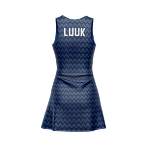 Tenue de tennis sans manches à col rond pour femme, imprimé géométrique, évacuation de l'humidité, toutes saisons, jupe de golf, vêtements de sport pour filles - Product Image 3