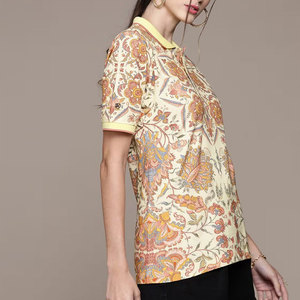 Prix de gros, polo pour femme respirant, imprimé par sublimation, séchage rapide, nouveau style, polos pour femme personnalisés par sublimation - Product Image 4
