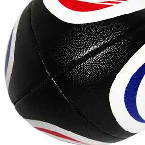 Ballon de rugby d'entraînement taille 5, tendance du moment, avec impression de logo personnalisé, grip en caoutchouc, pour les entraînements des clubs et les sports. - Product Image 5