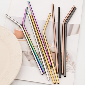 Clean Design Copper Beverage Tubes Durable Metal Drinking <b>Straws</b> Suitable <b>for</b> Smoothies Fresh Juice Iced Coffee and Cold <b>Drinks</b> - Product Image 1