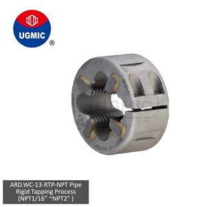 ARD.WC-13 - Matrices de taraudage rigides - 1/16" 1/8" 1/4" 3/8" 1/2" 3/4" 1"-Filetage conique NPT pour tuyaux - Matrices brasées réglables de classe droite - Product Image 1