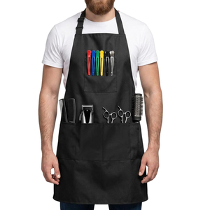 Tablier de Barbier Personnalisé avec Étiquette Tissée ODM 2026 – Tissu Unique Enduit PVC Imperméable – Qualité Supérieure – Faible MOQ – Direct Usine - Product Image 1