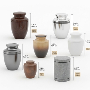 Urnes de crémation en bambou filé écologique pour cendres Urne de crémation pour animaux de compagnie Urnes de crémation pour cendres Vente en gros du Vietnam - Product Image 6