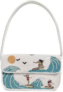 Sac à bandoulière à motif de feuilles vertes brodé de perles, style bohème, fermeture magnétique, utilisation quotidienne toutes saisons - Product Image 6