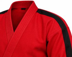 Conjuntos de Uniformes de Judo Unisex de Color Sólido con Diseño Personalizado en la Parte Delantera, Corte Regular, 100% Algodón, Duraderos, Transpirables y Ligeros para Adultos - Product Image 3