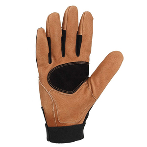High Performance Wheelchair User Weight Lifting Cycling Gloves Green Sheep Grain Leather Heavy Duty Gloves Custom Logo - Product Image 4