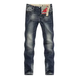 Groothandel Hoge Kwaliteit Custom Mannen Jeans Denim Broek Zwart Gewassen Denim Jeans Fabricage Pakistan Slim Fit Jeans