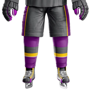 Maillot de hockey sur glace imprimé 100 % polyester respirant à prix abordable, unisexe, avec nom d'équipe personnalisé et logo frontal sur manches longues - Product Image 3