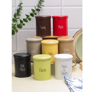 Elegant Brass Copper Steel Food Canisters Moisture-Proof Freshness Preservation Flip Top Lid Bring Sophisticated Modern Touch - Product Image 3