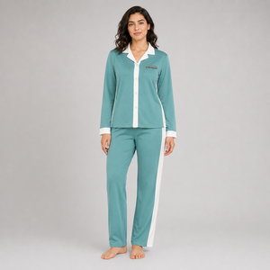 Conjunto de Pijama para Mujer de la Mejor Calidad, Logotipo Personalizado, Algodón Suave, Transpirable, Cómodo, Ropa de Dormir, Ropa de Casa, Precio Bajo al por Mayor - Product Image 1