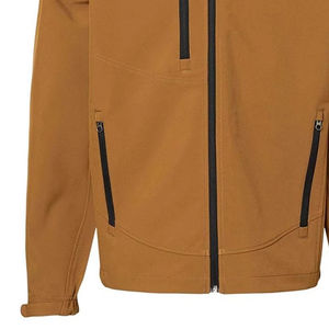 Chaqueta Acolchada con Capucha para Hombre, Color Marrón, Forro Polar Impermeable, Corte Regular, Cierre de Cremallera, Estilo Deportivo, Ropa de Invierno, Poliéster - Product Image 5