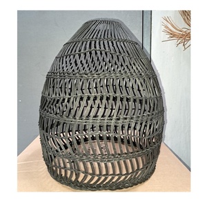 Lampe en rotin décorative à la main bambou osier suspension pour la maison hôtel Restaurant intérieur exportation Vietnam - Product Image 1