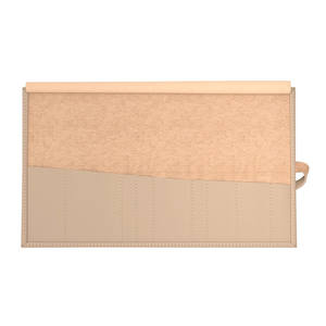 Étui à roulettes en cuir haut de gamme en promotion |   Organisateur d'outils en cuir de vache véritable |   Porte-accessoires de toilettage compact 24 x 17 cm - Product Image 3