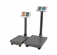 Timbangan Elektronik LCD Komersial Baja Tahan Karat Industri 600KG dengan Platform Penghitung Harga, Timbangan Platform OEM ODM