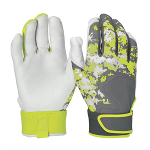 Gants de frappe de cricket élégants, vente en gros, sur mesure, de haute qualité, confortables et doux, pour tous les joueurs de baseball - Product Image 1
