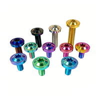 Vis à tête bombée en alliage de titane TC4 GR5 M4 M5 M6 M8 X10 12 mm, boulons Torx T25 pour frein à disque de vélo, bricolage