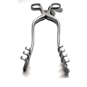 Rétracteur manuel Weitlaner en acier inoxydable, instrument chirurgical auto-serrant, utilisation en chirurgie générale, certifié CE Classe I - Product Image 5